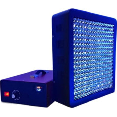 LED-UV-Gel-Härtungslampe, 1500 W Energie Einstellbare UV-Härtungslampe Hochleistungs-UV-Lampe UV-Kleber Schattenloser Kleber UV-Tintenlack 3D-Druckharz-Härtungslampe einfach zu bedienen(1_395nm)