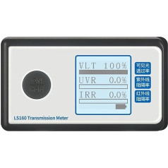 Kolorimetrs Tragbares Solarfilm-Transmissionsmessrät, 160 Testfenfenstertönung mit UV-IR-Unterdrückung, Durchlässigkeit for sichtbares Licht Digitālais kolorimetrs(LS160A)