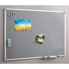 MAUL MAULpro 2000 Baltās tāfeles komplekts Sudraba 60 x 90 cm Pelēks