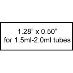 Diversified Biotech Cry/1000 Etiķetes, Cryo Babies, ° C līdz 80 °C, izmēri 33 x 16 mm/1,5 ml mēģenīte