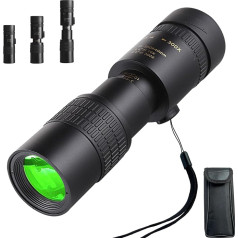 2024 New Upgraded 10-300 x 40 Adult High Power Monocular - Zoom Monocular with BAK4 and FMC Lenses for Olympia, Concerts, Bird Watching, Star Gazing