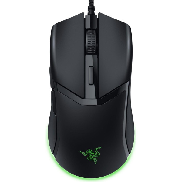 Razer Cobra viegla vadu spēļu pele ar Chroma RGB (57 g, 3. paaudzes optiskās peles slēdži, Chroma apgaismojums ar apakšējo apgaismojumu, precīza sensora regulēšana) Melns