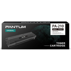 PANTUM PA-210 originalus juodas lazerinis toneris P2502W, P2500W, M6500NW, M6500NW, M6500W, M6558NW, juodas 1 600 puslapių