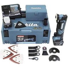 Makita TM30DSMJX5 akumulatora daudzfunkcionālais instruments 10,8 V / 4,0 Ah, 2 akumulatori, lādētājs, Makpac iekļauts 41 gabalu piederumu komplekts