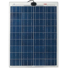 RS PRO Solarmodul Polykristallin 80W, 885 x 665 x 3mm, 21.6V -40°C +80°C