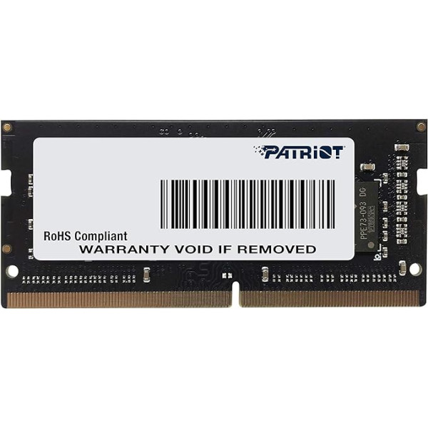 Patriot Signature Series DDR4 16GB (1 x 16GB) 2666MHz (PC4-21300) SODIMM vienreizēja atmiņa