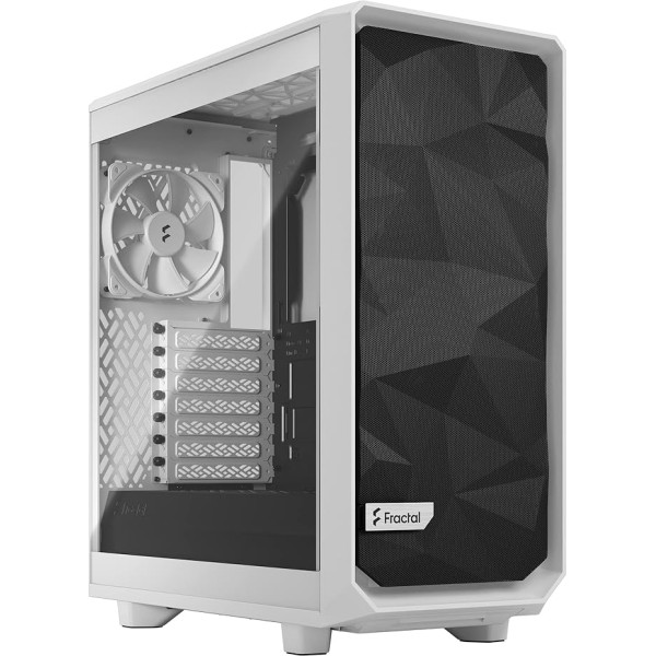 Fractal Design Meshify 2 Compact Lite White TG Clear, FD-C-MEL2C-04