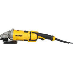 Dewalt 230 mm Winkelschleifer DWE4579 (2.600 Watt, Epoxidharz geschützte Motorwicklung, Überlastungsschutz, Sanftanlauf, vibrationsgedämpfter drei-Postions-Zusatzhandgriff, M14 Spindel)