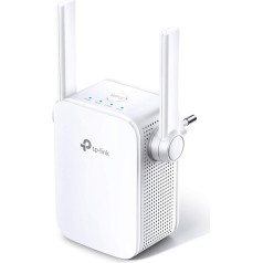 TP-Link Wireless-WLAN-Repeater, Dual-Band-Geschwindigkeit AC1200, WiFi Extender und Access Point, kompatibel mit Fasermodem und ADSL, līdz 1,2 Gbit/s (RE305), Weiß (Vispārīgi pieejams)