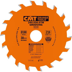 CMT Orange Tools 240.030.07 M - Для прямой фрезы циркулярной пилы 180 x 3 x 30 зубьев 18