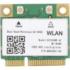 PCI-E belaidžio WiFi tinklo kortelė 2.4G/5G belaidžio ryšio greitis 4.2 Bluetooth Asus/Acer/Dell/Samsung/Toshiba/Sony/PCI-E sąsajos nešiojamiesiems kompiuteriams 802.11AC