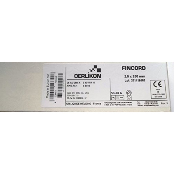 Oerlikon Fincord 2,0x250 mm 170 gab. 1,5 kg