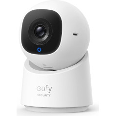 eufy Security C220 iekštelpu novērošanas kamera 2K izšķirtspējas 360° rotācijas un slīpuma iekštelpu novērošanas kamera, vadu ar Wi-Fi, cilvēku noteikšana ar mākslīgo intelektu