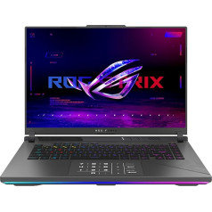 ASUS ROG Strix Scar 16 klēpjdators | 16 collu 2,5k WQXGA 240Hz/3ms 16:10 IPS displejs | Intel Core i9-14900HX | 32 GB RAM | 1 TB SSD | NVIDIA RTX 4080 | Windows 11 | QWERTZ tastatūra | Eclipse Grey