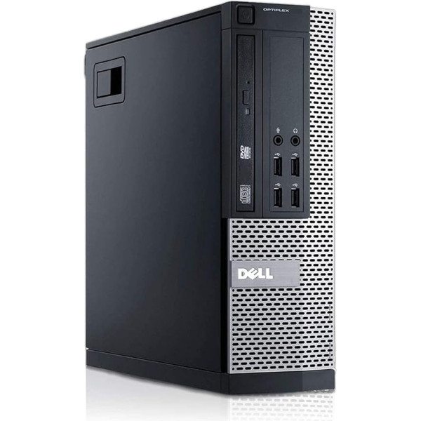 Dell, lietošanai gatavs galddators Intel i5 Desktop PC 16GB RAM 480GB SSD Libre Package W10 un WIFI Stick (atjaunots)