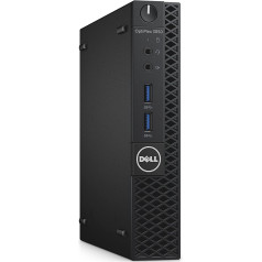 Dell Optiplex 3050 Mini PC Desktop Intel Core i7-6700 RAM 16GB SSD 240GB USB 3.0 HDMI Windows 10 Pro (atjaunots)