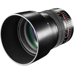 Samyang 85 mm F1.4 objektīvs savienošanai