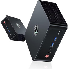 TRIGEKY S6 Pro Mini PC AMD Ryzen 9 6900HX (līdz 4.9GHz, 8C/16T) Micro PC, 16GB DDR5 RAM + 500GB ROM SSD PCIe 4.0 Mini Desktop Gaming PC │HDMI│DP │Type C │WiFi 6│BT5.2 │USB 4.0│LAN 2.5G