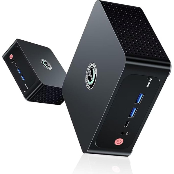 TRIGEKY S6 Pro Mini PC AMD Ryzen 9 6900HX (līdz 4.9GHz, 8C/16T) Micro PC, 16GB DDR5 RAM + 500GB ROM SSD PCIe 4.0 Mini Desktop Gaming PC │HDMI│DP │Type C │WiFi 6│BT5.2 │USB 4.0│LAN 2.5G