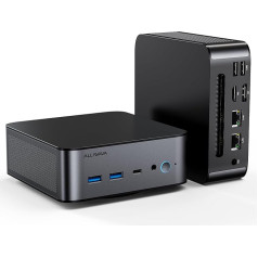 ALLIWAVA H90 Mini PC Intel i7 11390H, 32GB DDR4 512GB NVME SSD Mini dators, Mini galddators Atbalsta 8K UHD/WiFi 6/BT 5.0/DP/HDMI/RJ45 2.5G