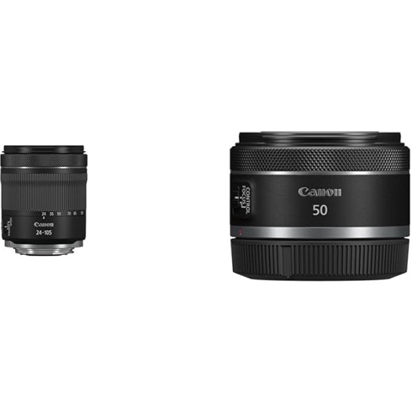 CANON Objectif RF 24-105mm f/4-7.1 is STM & Objectif RF 50mm f/1.8 STM