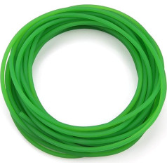 Polyurethane Round Belt, Rough Urethane Round Belt, PU Transmission Belt for Drive Transmission, Green (4 mm x 10 m)