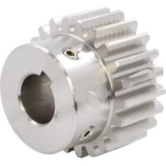 LYMFE Rūpnieciskie Stirnradgetriebe 1 Stück 12 14 15 16 Zähne 1,5 Modul 304 Edelstahl Stirnradgetriebe Motor Getriebe Antriebsrad Bohrung 6-12 mm (izmērs : 12 zobi (caurums 6mm))