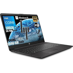 Hp 250 G9 Notebook Intel Core i5 1235U 12Th līdz 4.40GHz, RAM 16GB Ddr4, SSD Nvme 1500GB, Displejs 15.6