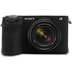 Чехол A6700, силиконовый чехол для камеры Easy Hood для Sony Alpha 6700 DSLR Camera Мягкий защитный чехол против царапин Slim Fit Body Skin Protector, черный