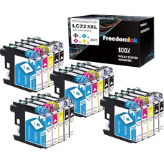 FreedomInk LC223 Rezerves LC223 Brother LC 223 LC-223 XL printeru kasetnes saderīgas ar MFC J5320DW J4420DW J4620DW J480DW J5620DW J5720DW J680DW J4625DW J880DW J5625DW DCP J4120DW J566 DW2DW(12)