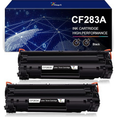 7Magic 83A Kompatibel für HP 83A CF283A Toner für HP Laserjet Pro MFP M125nw M125a M125rnw M127fw M127fn M127fw M127fn M127fs M225dw M225dn HP Laserjet Pro M201dw M201n (2er-Pack/ Schwarz )