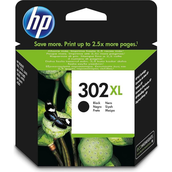 HP Tinte Tinte schwarz Nr. 302XL (F6U68AE)