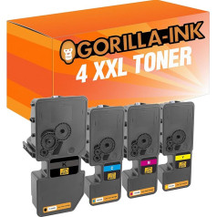 Gorilla-Ink 4 Toneris XXL saderīgs ar Kyocera TK-5240 | Ecosys M 5526 CDN M 5526 CDW P 5026 CDN P 5026 CDW P 5026 CDW