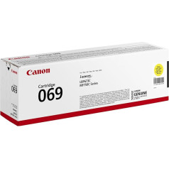 Canon 069 - dzeltena - oriģināla - kastīte - tonera kasetne - paredzēta i-SENSYS LBP673Cdw, LBP673dw, MF752Cdw