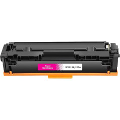 207A purpurinės spalvos toneris (su lustu), suderinamas su HP 207A W2213A, skirtas HP Color Laserjet Pro MFP M283fdw M255dw M282nw M283fdn M255nw M255 M282 M283 (pakuotė po 1 vnt.)