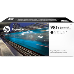 HP 981Y (L0R16A) Schwarz Original PageWide Druckerpatrone mit sehr hoher Reichweite für HP PageWide Enterprise, XXL