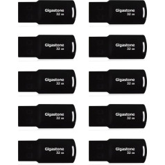 Gigastone 10 x 32GB USB 2.0 Flash Drive Memory Stick without Cap