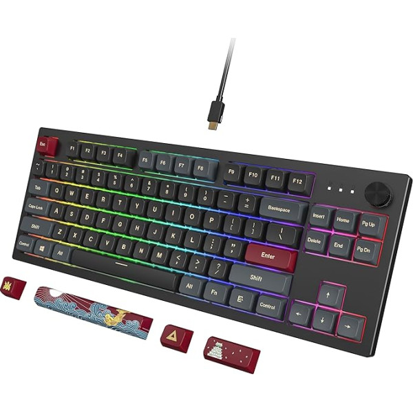 Montech MKey TKL Darkness Gaming Keyboard - Gateron Brown (Latvija)