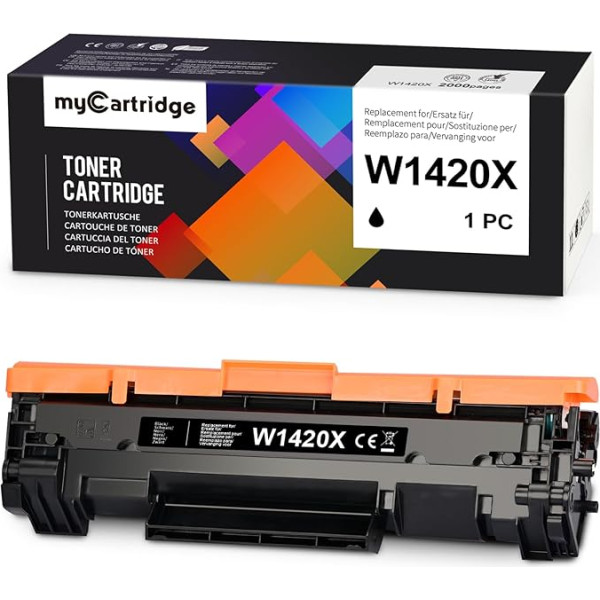 MYCARTRIDGE 142X W1420X 142A toneris su mikroschema, skirtas HP 142A 1420A, skirtas HP Laserjet MFP m140w toneriui M110w M139w