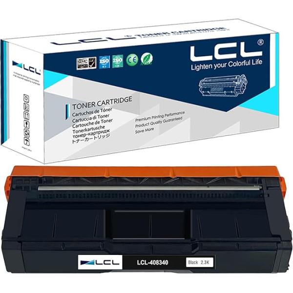 LCL atjaunots toneris 408340 M C250H M C250 M C250 M C250FW M C250FWB PC300W, lai aizstātu Ricoh M C250H M C250 M C250 M C250FW M C250FWB PC300W (Black)