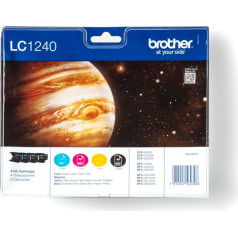 Brother LC1240 - Tintenpatrone 0.6K LC1240VALBP Multipack