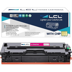 LCL Kompatible Tonerkartusche für HP 203A 203X CF543A CF543X 2500 Seiten (1 Magenta) Ersatz für HP Color Laserjet Pro M254dw 254NW Laser Jet Pro MFP M281dw M281CDW M281CDW M281FDW M280NW M254dn M281fdn