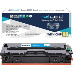 LCL Kompatibel Tonerkartusche 202A 203A CF541A CF501A (1 Cyan) Kompatibel für HP Color Laserjet Pro M254dw 254NW Laser Jet Pro MFP M281dw M281CDW M281FDW M280NW M254dn M281fdn M280 M280 M280NV