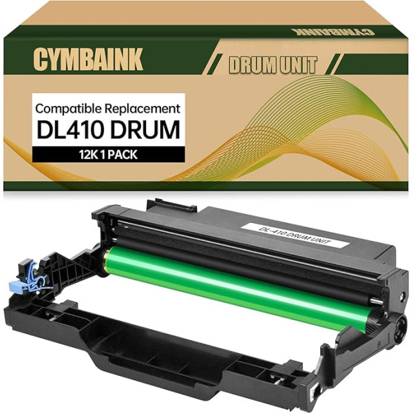 CYMBAINK DL410 DL-410 suderinamas būgnų blokas, didelio našumo 12000 puslapių, skirtas Pantum P3010 P3300 M7100 M7300 M7200 M6800 M6800 M6700 spausdintuvui (1 pakuotė)