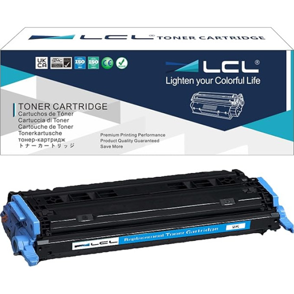 LCL atjaunota tonera kasetne 124A Q6001A 707 CRG707 (zilā krāsā), kas paredzēta Laserjet 1600 2600 2600 2605 1015 1017Color Series 2600n 2605d 2605dn 2605dn xi 2605dtn CM10101 5 CM1015mfp CM1017mfp CM1017 CM1017