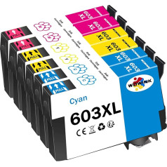 603XL printeru kasetnes, kas saderīgas ar Epson 603 603XL XP-3100 tintes kasetnēm Epson XP 3100 XP 3105 XP 2100 XP 2105 XP 4100 XP 4105 WF 2830 WF 2810 printerim.