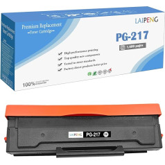 LAIPENG Savietojams PG-217 PG217 tonera kārtridžs priekš P2200 P2200W M6507 M6507NW M6607NW Printeris Lieljaudas 1600 lappuses [Black]