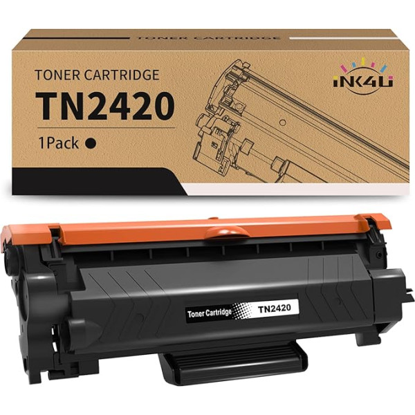 INK4U TN2420 toneris MFCL2710DW/MFCL2710DN/MFCL2730DW/MFCL2730DW/MFCL2750DW/DCPL2510D/DCPL2550DN/HLL2310D/HLL2350DW/HLL2370DN/HLL2375DW, TN2420 Black