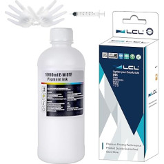 LCL 1000 ml DTF tintes, DTF pārneses tintes uzpildes tinte Epson EcoTank ET-2700 ET-2750 ET-2751 ET-2756 ET-2850 ET-2850 ET-2851 ET-2856 ET-3700 ET-3750 ET-3850 ET-3850 ET-3850 ET-3850 ET-3850 ET-3850 ET-3850 ET-T-4750 ET-4850