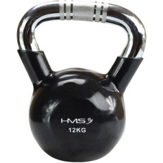 Kettlebell čuguna čuguna rokturis ar hromētu rokturi KTC20 BLACK / N/A